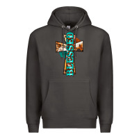 Smoke blessed cross Premium Hoodie - BarkalooDesign
