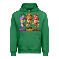 Emerald Happy Hallothanksmas coffee cups Urban Hoodie - NancyCooperArtShop