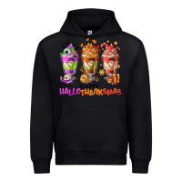 Foreset Green Happy Hallothanksmas coffee cups Urban Hoodie - NancyCooperArtShop