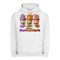 Pigment Lunar Rock Happy Hallothanksmas coffee cups Urban Hoodie - NancyCooperArtShop