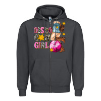 Smoke disco cowgirl Zipper Hoodie - texasbilliewilder