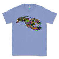 Colony Blue Mardi Gras Crawfish Classic Tee - RanaPortraitStore