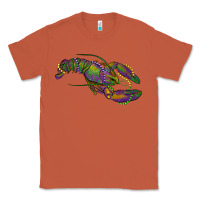 Copper Mardi Gras Crawfish Classic Tee - RanaPortraitStore