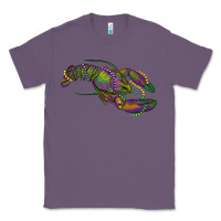 Lavender Mardi Gras Crawfish Classic Tee - RanaPortraitStore