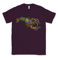 Plum Mardi Gras Crawfish Classic Tee - RanaPortraitStore