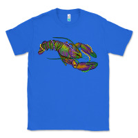 True Royal Mardi Gras Crawfish Classic Tee - RanaPortraitStore