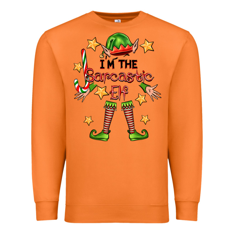 Im The Sarcastic Elf Premium Sweatshirt by FaDigitalArtStudio | Teevron