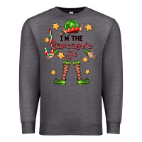 Charcoal Heather im the sarcastic elf Premium Sweatshirt - FaDigitalArtStudio