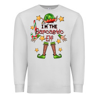 Dove Grey im the sarcastic elf Premium Sweatshirt - FaDigitalArtStudio