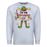 Heather Grey im the sarcastic elf Premium Sweatshirt - FaDigitalArtStudio