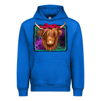 Cobalt halloween highland cow Urban Hoodie - Jasminsmagicworld