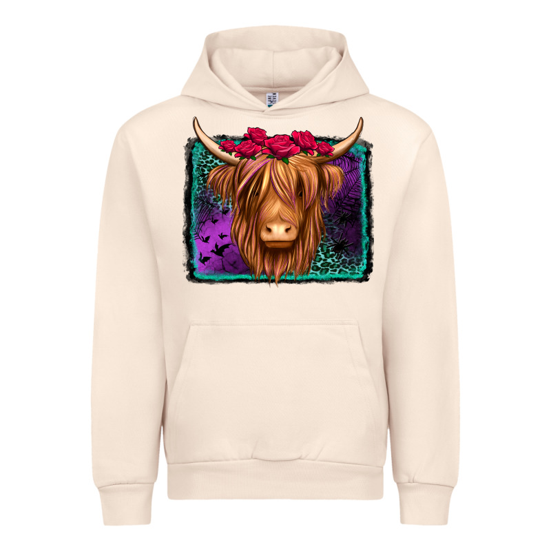 Halloween Highland Cow Urban Hoodie by Jasminsmagicworld | Teevron