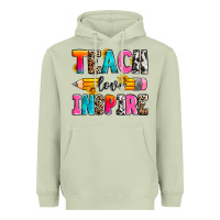 Matcha teach love inspire Heavyweight Hoodie - Zillion Design Studio