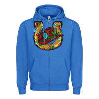 True Royal Christmas Horseshoe Zipper Hoodie - RanaPortraitStore