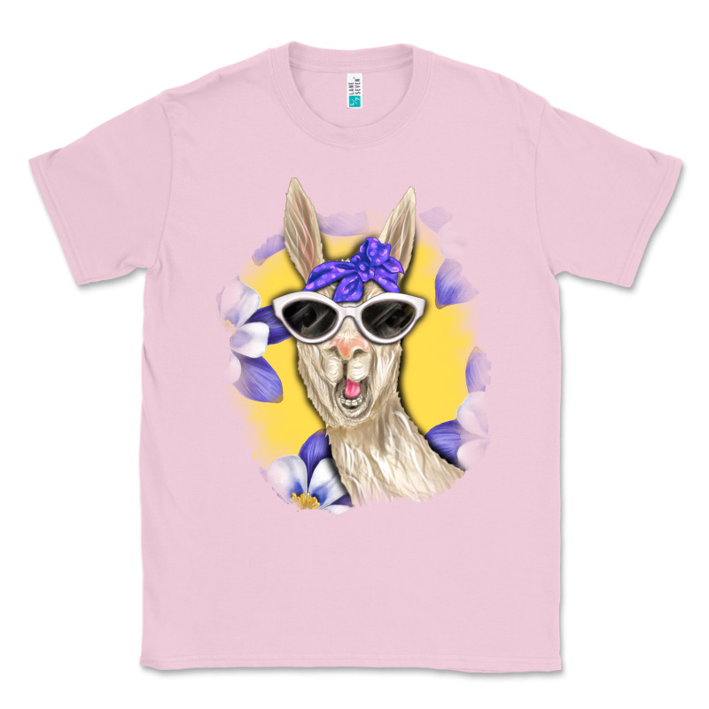 Llama With Sunglasses Classic Tee by RanaPortraitStore | Teevron