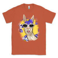 Copper Llama With Sunglasses Classic Tee - RanaPortraitStore