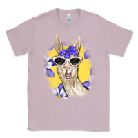 Lilac Llama With Sunglasses Classic Tee - RanaPortraitStore