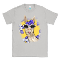 Moon Dust Llama With Sunglasses Classic Tee - RanaPortraitStore