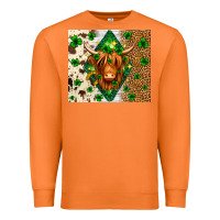 Carrot St. Patrick's Day Highland cow Premium Sweatshirt - Neo Western