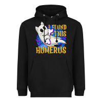 Black I Found This Humerus Heavyweight Hoodie - texasbilliewilder