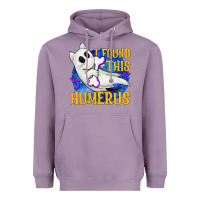 Lavender I Found This Humerus Heavyweight Hoodie - texasbilliewilder