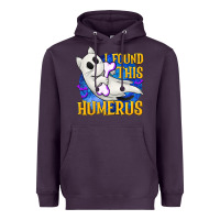Plum I Found This Humerus Heavyweight Hoodie - texasbilliewilder
