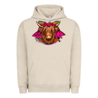 Pigment French Oak halloween highland cow horseshoe Urban Hoodie - Jasminsmagicworld