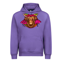 Tulip halloween highland cow horseshoe Urban Hoodie - Jasminsmagicworld