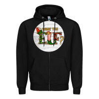 Black What The Elf Christmas Zipper Hoodie - RanaPortraitStore