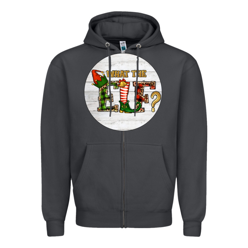 What The Elf Christmas Zipper Hoodie by RanaPortraitStore | Teevron