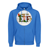 True Royal What The Elf Christmas Zipper Hoodie - RanaPortraitStore