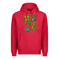 Cardinal watercolor cactus bundle preview Premium Hoodie - BarkalooDesign
