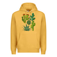 Mustard watercolor cactus bundle preview Premium Hoodie - BarkalooDesign