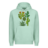 Seafoam watercolor cactus bundle preview Premium Hoodie - BarkalooDesign