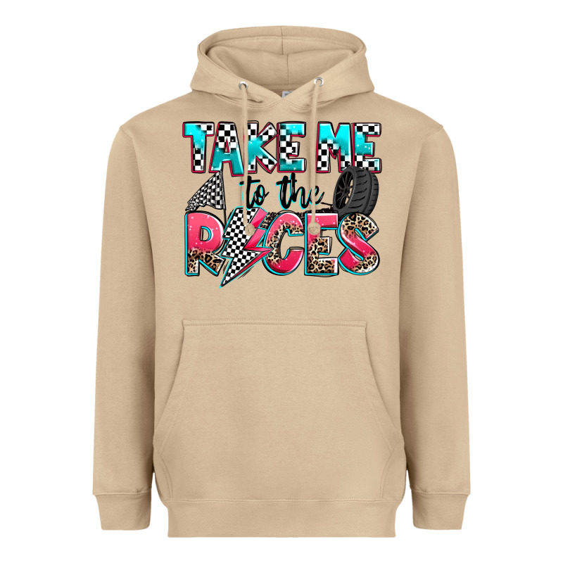 Take Me To The Races Heavyweight Hoodie by Zillion Design Studio | Teevron