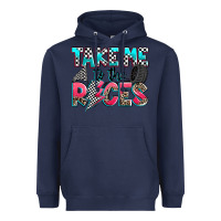 Navy take me to the races Heavyweight Hoodie - Zillion Design Studio