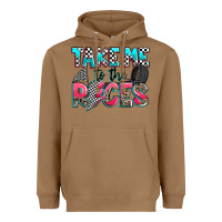 Toasted Coconut take me to the races Heavyweight Hoodie - Zillion Design Studio