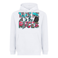 White take me to the races Heavyweight Hoodie - Zillion Design Studio