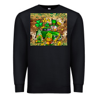 Black St. Patrick's Day gnomies truck tumbler Premium Sweatshirt - Neo Western