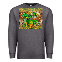 Charcoal Heather St. Patrick's Day gnomies truck tumbler Premium Sweatshirt - Neo Western