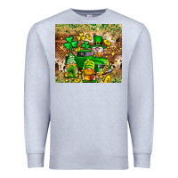 Heather Grey St. Patrick's Day gnomies truck tumbler Premium Sweatshirt - Neo Western