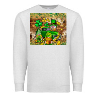 Oatmeal Heather St. Patrick's Day gnomies truck tumbler Premium Sweatshirt - Neo Western
