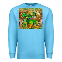 Ocean Blue St. Patrick's Day gnomies truck tumbler Premium Sweatshirt - Neo Western