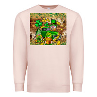 Pale Pink St. Patrick's Day gnomies truck tumbler Premium Sweatshirt - Neo Western