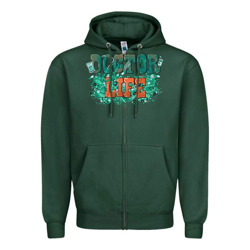 Doctor Life Zipper Hoodie by texasbilliewilder | Teevron