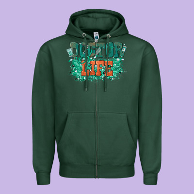 Zipper Hoodie doctor life