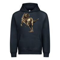 Navy Tyrannosaurus T rex Urban Hoodie - LillyAllenDesigns