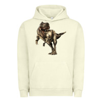 Pigment Pistachio Tyrannosaurus T rex Urban Hoodie - LillyAllenDesigns