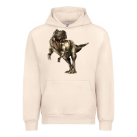 Sandshell Tyrannosaurus T rex Urban Hoodie - LillyAllenDesigns