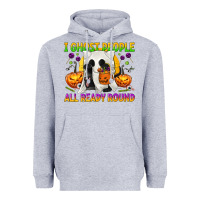 Heather Grey I Ghost People All Ready Round Heavyweight Hoodie - texasbilliewilder